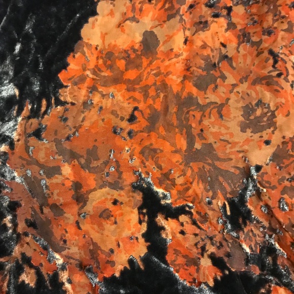 Lovestitch Boho Velvet Crop Top, EUC, M - Picture 5 of 14